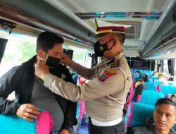 Personil Gabungan Ops Yustisi Stasioner di Batubara