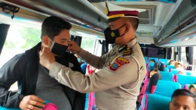 Personil Gabungan Ops Yustisi Stasioner di Batubara