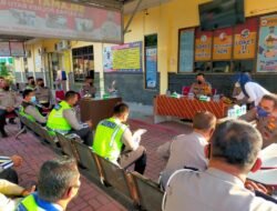 Kapolres Ingatkan Personil Lantas Kurangi Angka Kemacetan dan Bergerak Cepat Saat Terjadi Laka di Batubara