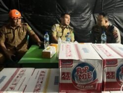 Wabup Labura Bersama Kapolres Labuhanbatu Tinjau Korban Banjir Sialing Taji