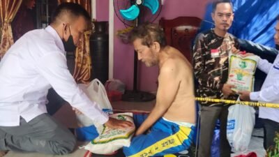 Kadin Batubara Donasi Internal, Dirikan Rumah Korban Kebakaran di Tanjung Tiram