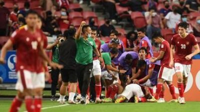 Kalahkan Singapura 4-2, Indonesia Lolos ke Final