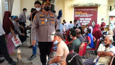 Polres Batubara Targetkan Vaksin 3 Hari 15000, Sampai Akhir Desember 80 Persen
