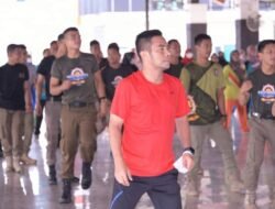 Senam Pagi Wabup Labura Bersama ASN dan Non ASN Berhadiah Lucky Draw