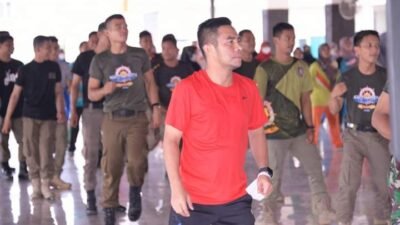 Senam Pagi Wabup Labura Bersama ASN dan Non ASN Berhadiah Lucky Draw