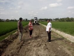 Jalan Desa Tanah Tinggi Diperbaiki, Permudah Aktivitas Petani