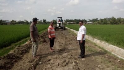 Jalan Desa Tanah Tinggi Diperbaiki, Permudah Aktivitas Petani