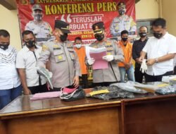 Polres Batubara Rilis 4 Kasus Kriminal Dengan 5 Tersangka, 1 DPO
