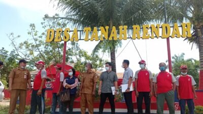 Wujudkan Wisata, Desa Tanah Rendah Ikut Lomba Kampung Merah Beradaptasi