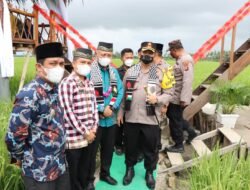 Kapolres Batubara Hadiri Grand Opening Wisata Sawah Raja Desa Sei Raja