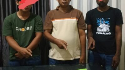 Polisi Bersama BNNK Tanah Karo Ciduk Waga Dairi