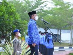 Upacara HKN, Wabup Ajak ASN Labura Evaluasi Kinerja