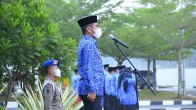 Upacara HKN, Wabup Ajak ASN Labura Evaluasi Kinerja