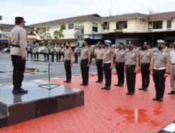 138 Personel dan 1 PNS Polrestabes Medan Naik Pangkat