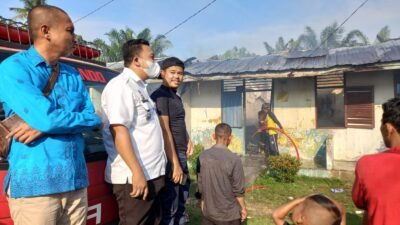 2 Rumah Ludes Terbakar, Camat Gerak Cepat