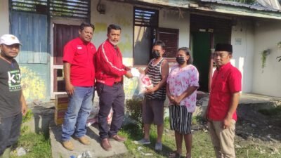 PDIP Batubara Peduli, Salurkan Bantuan Korban Kebakaran