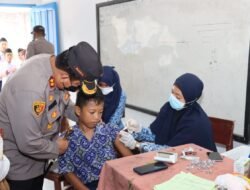 Kapolres Batubara Monitoring Vaksinasi di SD Misuairiah