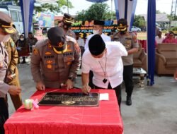 Bupati Resmikan Gedung WTP Mapolres Batubara, Kapolres: Bangunan Mendukung Wilayah Zona Bebas Korupsi