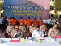 9 Hari Jajaran Poldasu Ringkus 63 Orang, 5 Ditembak