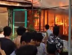 14 Rumah Warga Tanjung Tiram Batubara Terbakar, 9 Unit Rata Tanah, 5 Rusak Parah