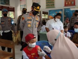 Kapolres Batubara Cek Vaksinasi di Desa Sumber Padi