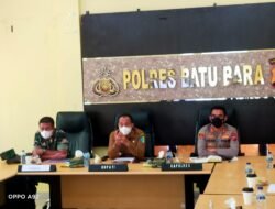 Kapolres, Bupati Batubara Ikut Zoom Meeting Forkopimda se Sumut Bahas Covid-19