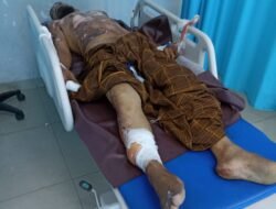 Pekerja Cat Gedung Bank Sumut Lima Puluh Kesetrum