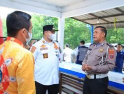 Bupati Bersama Wakil Tinjau 4 Posko Mudik Lebaran Labura