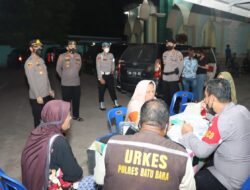 Polres Batubara Buat Vaksinasi Malam Hari