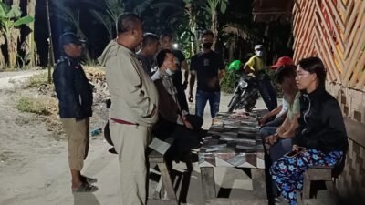 Antisipasi Kejahatan 3C, Kapolsek Medang Deras Patroli Bersama