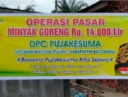 DPC Pujakusuma Lima Puluh Buat Operasi Migor