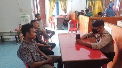 Polsek Labuhan Ruku Mediasi Warga Melalui Problem Solving