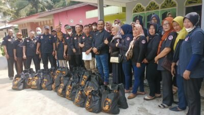 DPC Pandawa Batubara Terima Bansos Kabareskrim Polri