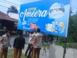 Bapenda Labura Tertibkan Reklame