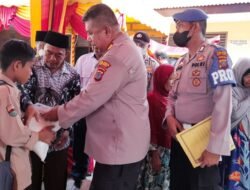 Kapolsek Medang Deras Undang Anak Yatim dan Duafa