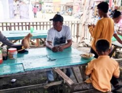 Dua Kanit Polsek Medang Deras Sambangi Warung