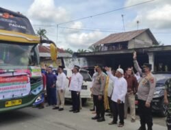 Polres Batubara Kawal Ketat Pelepasan Calhaj