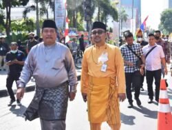 Plt Bupati Batubara Kenakan Pakaian Melayu di CMC HUT Kota Medan