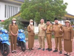 8 Sepeda Motor Diserahkan ke Petugas PLKB Kecamatan Labura