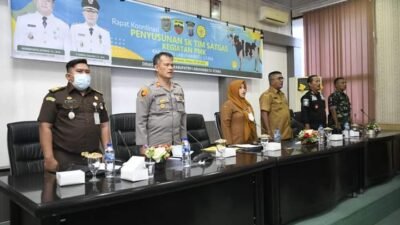 Dinas Pertanian Labura Rakor Penyusunan Satgas PMK