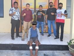 Unit Reskrim Polsek Labuhan Ruku Peluru Kaki Residivis Curat