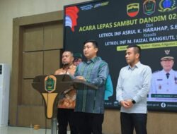 Bupati Labura Bersama Wakil Lepas Sambut Dandim 0209 Labuhanbatu