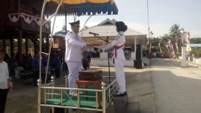 Upacara HUT Ke-77 RI, Camat: Generasi Muda Jauhi Narkoba