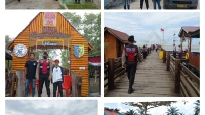 Samapta dan Polsek Jajaran Polres Batubara Monitor Objek Wisata