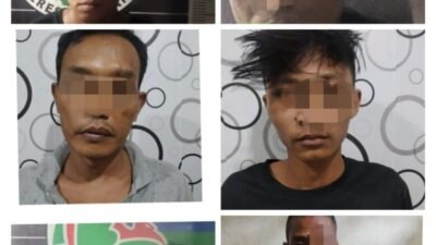 Sat Narkoba Batubara Ringkus 6 Pengedar Sabu di Tiga Lokasi