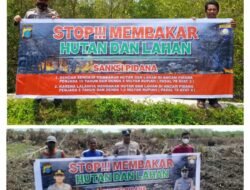 Polsek Jajaran Polres Batubara Gencar Sosialisasi Karhutlah