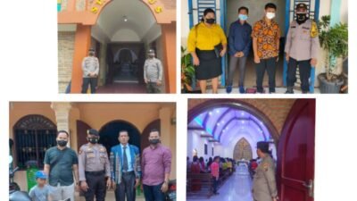 4 Polsek Jajaran Polres Batubara PAM Ibadah Minggu Gereja
