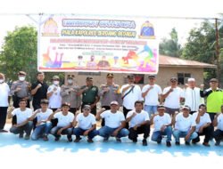 Kapolres Sergai Ingatkan Peserta Voli Menjunjung Tinggi Sportivitas Bertanding