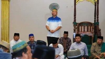 Bupati Labura Ajak Jama’ah Baca Al Fatiha Untuk Alm Kades Tanjung Pasir