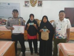 Polsek Medang Deras Amankan Penyaluran BLT
